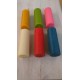 Velas cera virgen color 5x15cm.