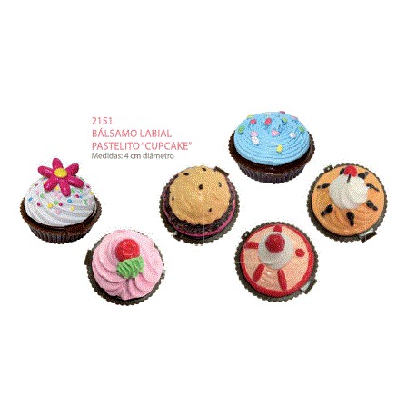 Bálsamo labial cupcake mod. surtidos