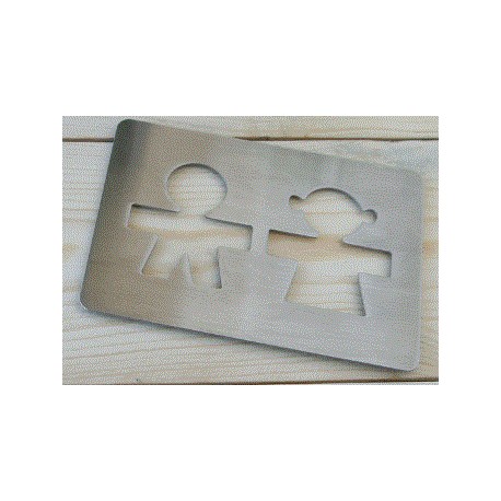 Posavasos metal siloueta Mr & Mrs