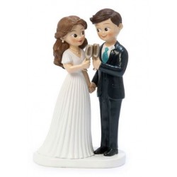 figura tarta bodas novios brinis